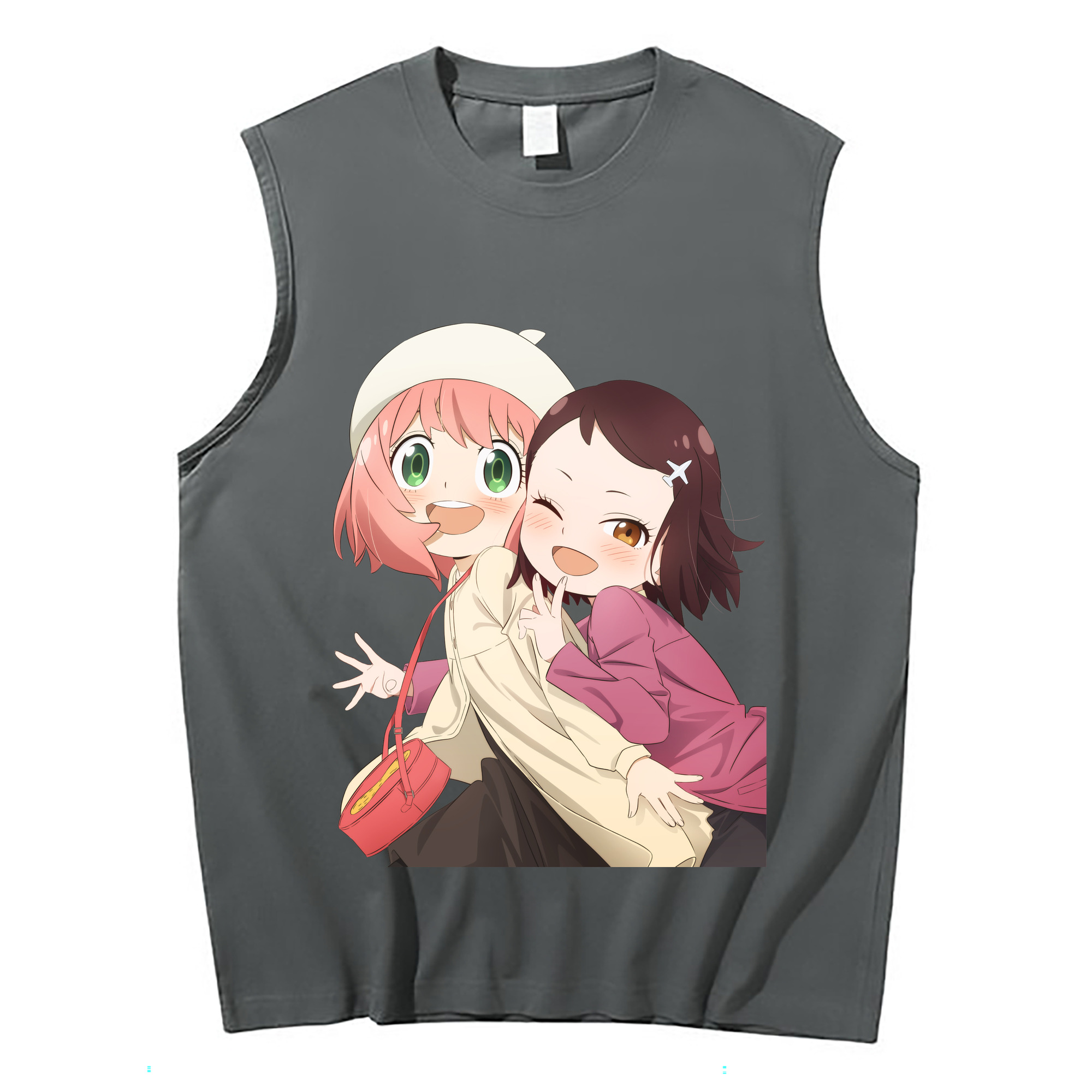（画像用） SPY×FAMILY间谍家家酒 コットン100％タンクトップ（フロントプリント）